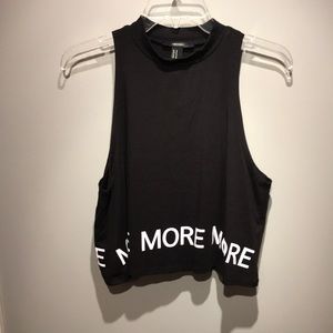 never worn black loosely fitted tank top